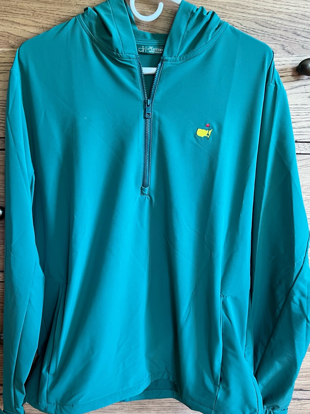 Peter Millar Master’s Green Quarter-Zip Golf Pullover